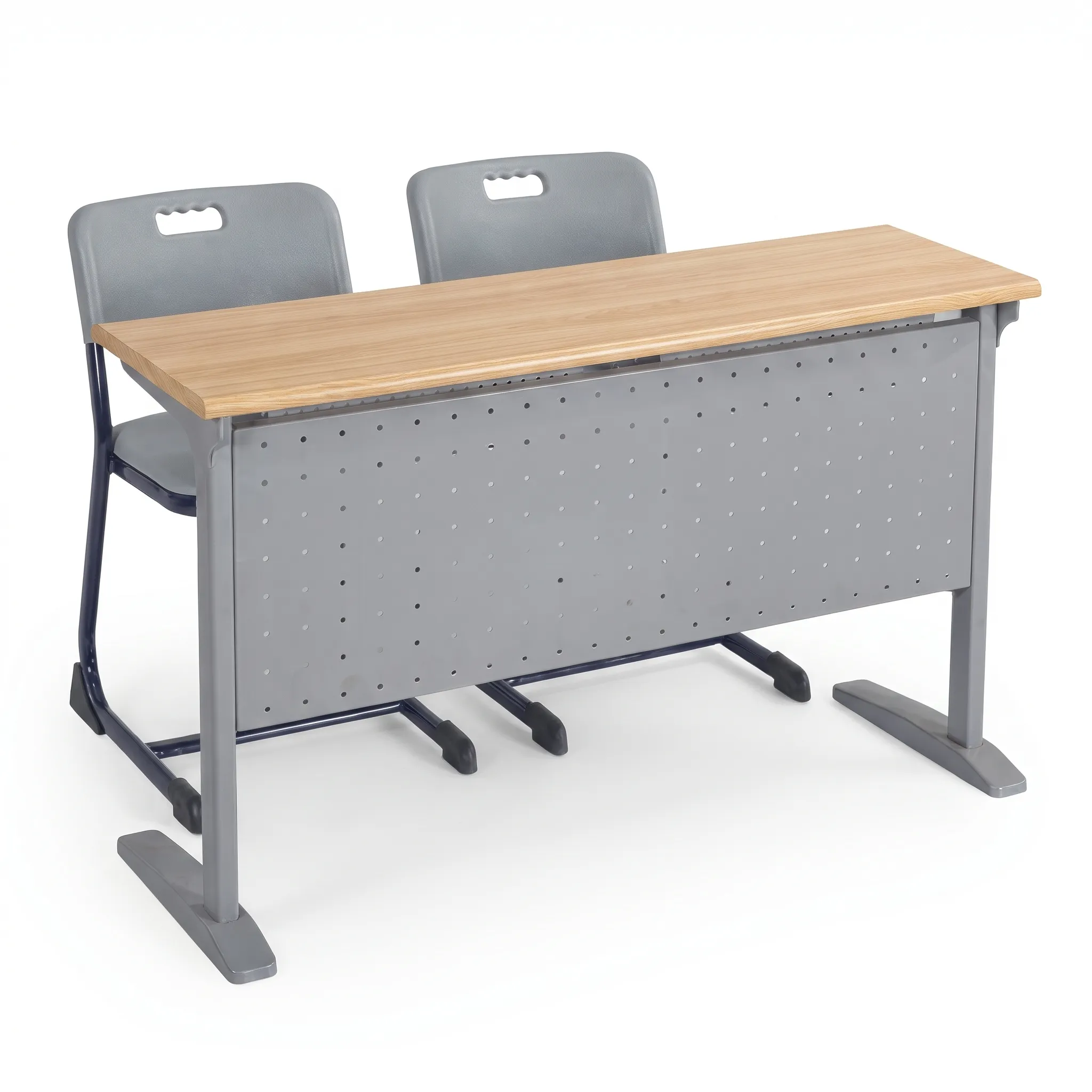 Double Student Desk with Chairs NT-1132